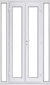 uPVC French Doors & Side Panels