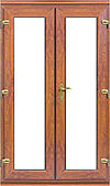 Oak UPVC French Doors